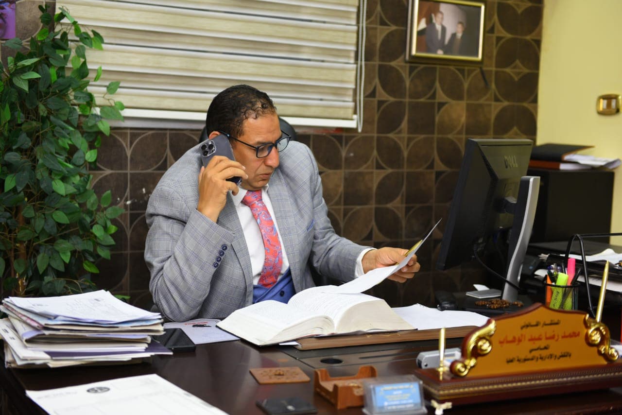 Legal document review at Mohamed Reda Legal Foundation